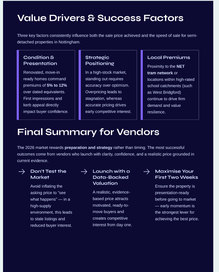 Gamma AI generating a pre-valuation market summary document for an estate agent page 2